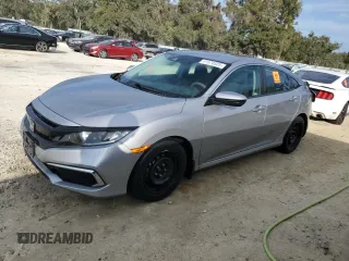 2019 Honda Civic LX with VIN 2HGFC2F64KH598215, listed as a Copart auction lot 41570505 with 33,768 mi miles and Non Repairable. Bid and sale history available at DreamBid. Image 1.