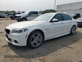 2014 BMW 5 Series 550i with VIN WBAKN9C55ED681257, listed as a Copart auction lot 59572285 with 136,888 mi miles and Salvage title. Bid and sale history available at DreamBid. Image 1.