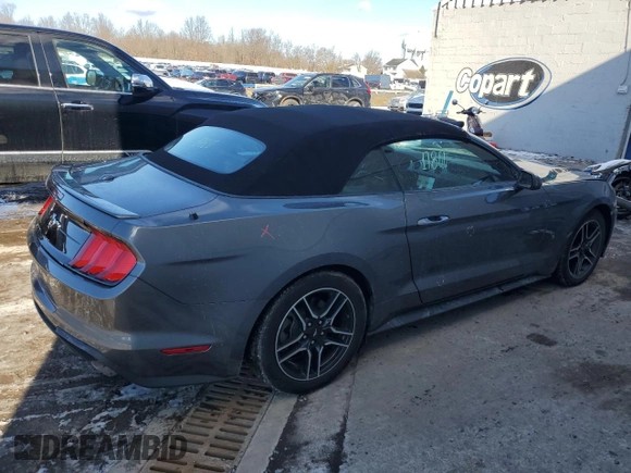 2022 Ford Mustang EcoBoost with VIN 1FATP8UH1N5103774, listed as a Copart auction lot 86244614 with 52,320 mi miles and Salvage Title. Bid and sale history available at carsss.com. Image 3.