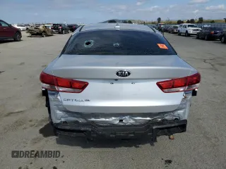 2017 Kia Optima LX with VIN KNAGT4L35H5163760, listed as a Copart auction lot 53472075 with 69,559 mi miles and Salvage Title. Bid and sale history available at carsss.com. Image 6.