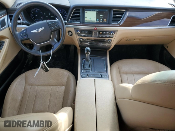 2015 Hyundai Genesis 3.8L with VIN KMHGN4JE5FU087716, listed as a Copart auction lot 52510265 with 89,878 mi miles and Salvage Title. Bid and sale history available at DreamBid. Image 8.