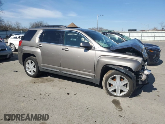 2011 GMC Terrain SLE-2 with VIN 2CTFLTE57B6372554, listed as a Copart auction lot 46315985 with 191,915 mi miles and Salvage Title. Bid and sale history available at carsss.com. Image 4.