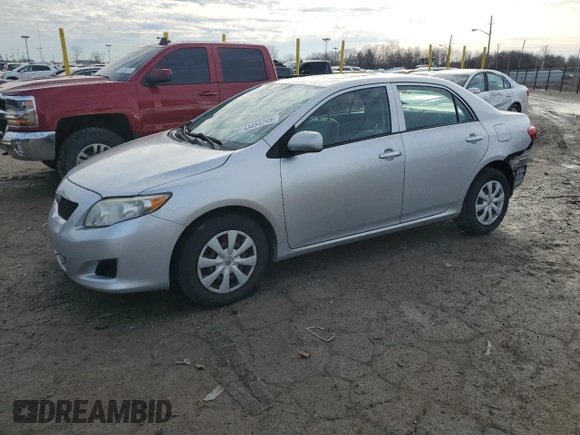 2009 Toyota Corolla with VIN 2T1BU40E59C133095, listed as a Copart auction lot 43454245 with 135,017 mi miles and Salvage Title. Bid and sale history available at carsss.com. Image 1.