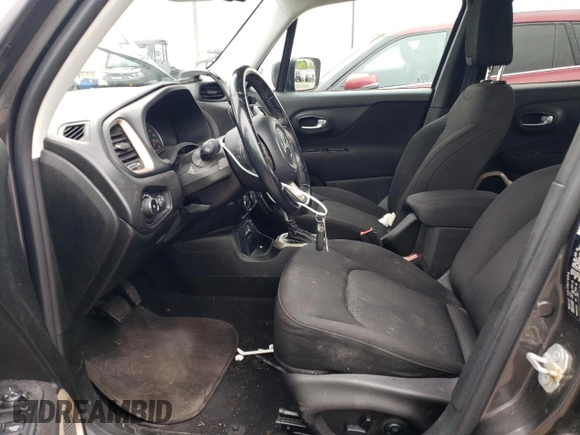 2017 Jeep Renegade Altitude with VIN ZACCJABB6HPG38032, listed as a Copart auction lot 57104715 with 131,692 mi miles and Salvage title. Bid and sale history available at DreamBid. Image 7.