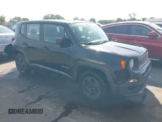2017 Jeep Renegade Sport with VIN ZACCJAAB0HPF43970, listed as a IAAI auction lot 42521665 with 66,833 mi miles and . Bid and sale history available at DreamBid. Image 1.