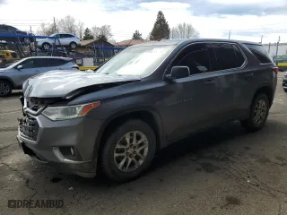 2021 Chevrolet Traverse LS with VIN 1GNEVFKW4MJ148364, listed as a Copart auction lot 49289465 with 78,465 mi miles and Salvage Title. Bid and sale history available at carsss.com. Image 1.