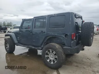 2007 Jeep Wrangler Unlimited Sahara with VIN 1J4GB59177L226122, listed as a Copart auction lot 55529575 with 208,811 mi miles and Salvage title. Bid and sale history available at DreamBid. Image 2.