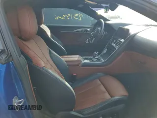2019 BMW 8 Series M850i xDrive with VIN WBABC4C55KBU96089, listed as a Copart auction lot 77600764 with 25,133 mi miles and Non Repairable. Bid and sale history available at carsss.com. Image 10.