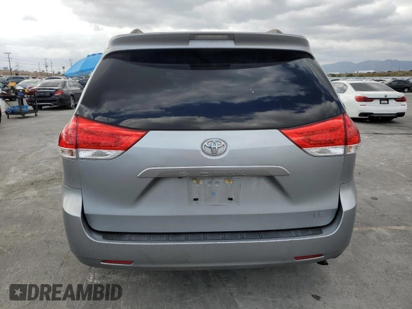 2014 Toyota Sienna LE AAS with VIN 5TDKK3DC7ES492300, listed as a Copart auction lot 53553955 with 153,495 mi miles and Salvage Title. Bid and sale history available at carsss.com. Image 6.
