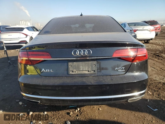 2015 Audi A8 L 4.0T with VIN WAU32AFD0FN016733, listed as a Copart auction lot 48564865 with 102,581 mi miles and Salvage Title. Bid and sale history available at carsss.com. Image 6.