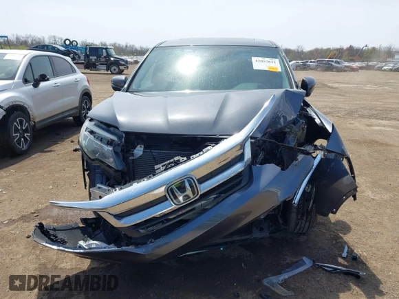 2019 Honda Pilot EX-L with VIN 5FNYF6H55KB082929, listed as a IAAI auction lot 42057611 with 93,532 mi miles and . Bid and sale history available at DreamBid. Image 12.