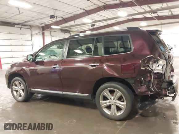 2013 Toyota Highlander Limited with VIN 5TDDK3EH0DS273650, listed as a IAAI auction lot 42488316 with 256,774 mi miles and . Bid and sale history available at DreamBid. Image 14.