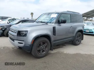 2021 Land Rover Defender with VIN SALEK6RX9M2059022, listed as a IAAI auction lot 42396995 with 53,015 mi miles and . Bid and sale history available at DreamBid. Image 18.