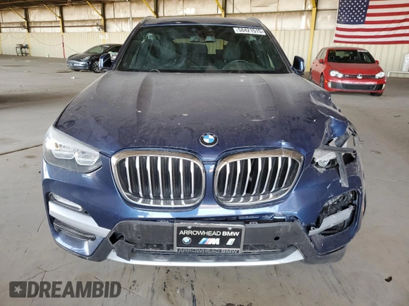 2019 BMW X3 sDrive30i z VIN 5UXTR7C55KLF37520, wystawiony jako Copart lot #58421515 z przebiegiem Nie podano mil oraz Szkoda całkowita • Salvage title. Historia ofert i sprzedaży dostępna na DreamBid. Obrazek 5.