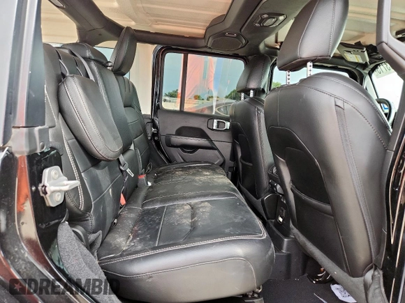 2022 Jeep Wrangler Unlimited Sahara with VIN 1C4JJXP61NW170425, listed as a Copart auction lot 60683715 with 51,847 mi miles and Salvage title. Bid and sale history available at DreamBid. Image 11.