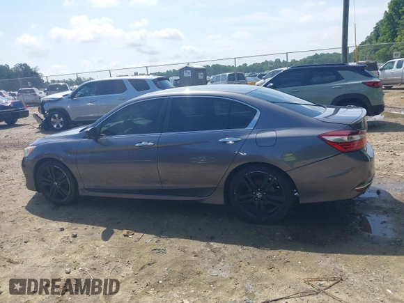 2016 Honda Accord Sport with VIN 1HGCR2F55GA095341, listed as a IAAI auction lot 42475410 with 154,470 mi miles and . Bid and sale history available at DreamBid. Image 14.