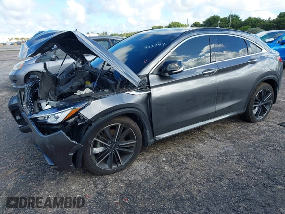 2023 Infiniti QX55 Luxe z VIN 3PCAJ5JR3PF106482, wystawiony jako IAAI lot #40831385 z przebiegiem 33 013 mil mil oraz . Historia ofert i sprzedaży dostępna na DreamBid. Obrazek 17.