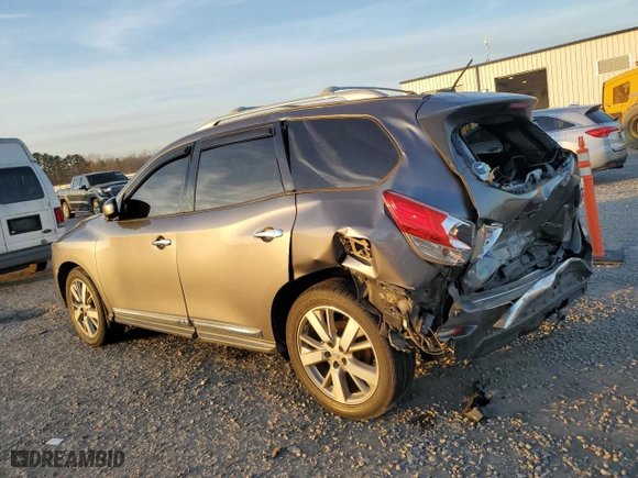 2016 Nissan Pathfinder S with VIN 5N1AR2MN5GC663712, listed as a Copart auction lot 85489524 with 62,821 mi miles and Salvage Title. Bid and sale history available at carsss.com. Image 2.