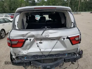2022 Nissan Armada SV with VIN JN8AY2AC2N9160874, listed as a Copart auction lot 60125774 with 50,923 mi miles and Salvage Title. Bid and sale history available at carsss.com. Image 6.
