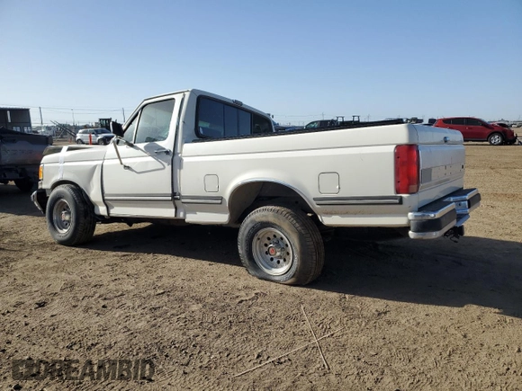 1991 Ford F-150 z VIN 1FTDF15N0MLA02510, wystawiony jako Copart lot #57076235 z przebiegiem 48 260 mil mil oraz Czysty tytuł • Clean title. Historia ofert i sprzedaży dostępna na DreamBid. Obrazek 2.