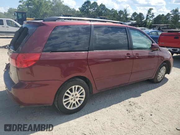 2008 Toyota Sienna XLE with VIN 5TDZK22C68S140972, listed as a Copart auction lot 57764804 with 224,112 mi miles and Salvage Title. Bid and sale history available at carsss.com. Image 3.