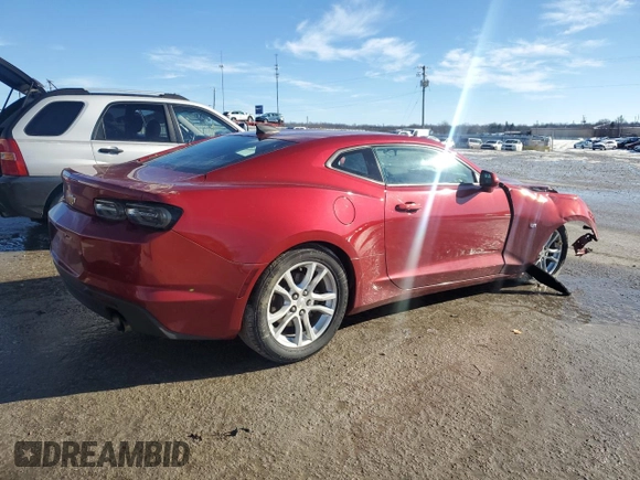 2019 Chevrolet Camaro 1LS with VIN 1G1FB1RXXK0116053, listed as a Copart auction lot 88750075 with 59,800 mi miles and Salvage Title. Bid and sale history available at carsss.com. Image 3.