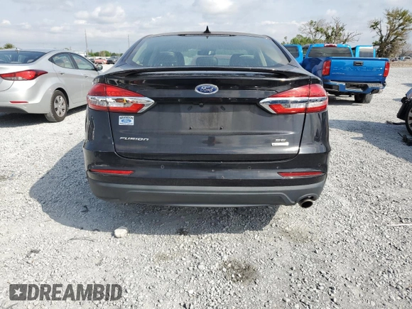 2020 Ford Fusion SE with VIN 3FA6P0HD7LR261102, listed as a Copart auction lot 47469275 with 26,894 mi miles and Salvage Title. Bid and sale history available at carsss.com. Image 6.