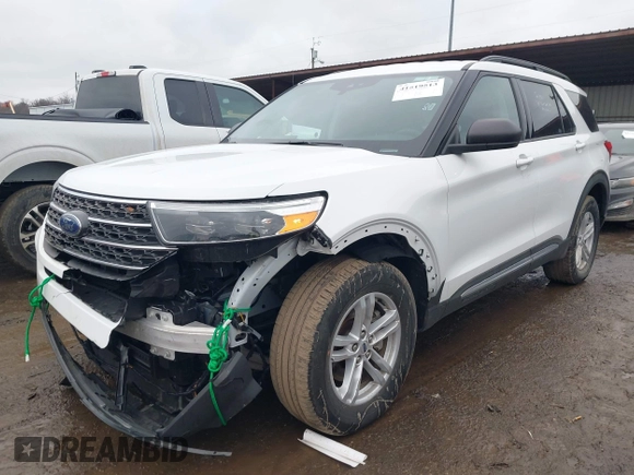 2023 Ford Explorer XLT with VIN 1FMSK8DH0PGB65108, listed as a IAAI auction lot 41519513 with 37,581 mi miles. Bid and sale history available at carsss.com. Image 17.