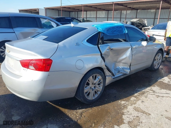 2016 Chevrolet Impala LS with VIN 2G11X5SA8G9193283, listed as a IAAI auction lot 41858313 with 170,074 mi miles. Bid and sale history available at carsss.com. Image 4.