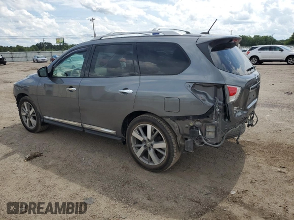 2015 Nissan Pathfinder SL with VIN 5N1AR2MN4FC641165, listed as a Copart auction lot 58033095 with 126,494 mi miles and Salvage title. Bid and sale history available at DreamBid. Image 2.