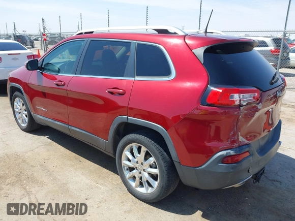 2016 Jeep Cherokee Limited with VIN 1C4PJLDB7GW146458, listed as a IAAI auction lot 42000075 with 91,291 mi miles and . Bid and sale history available at DreamBid. Image 3.