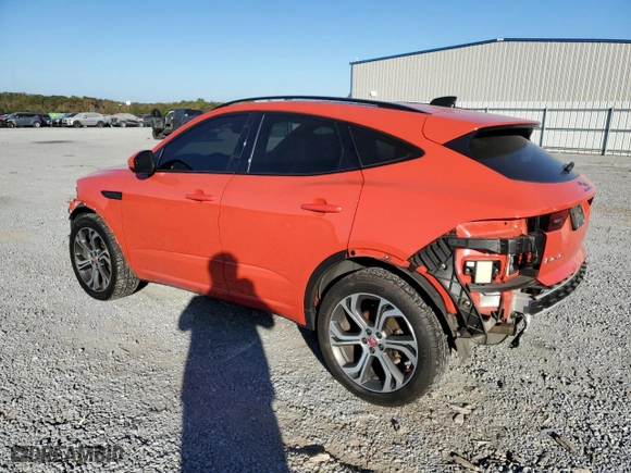 2020 Jaguar E-PACE Checkered Flag Edition with VIN SADF12FX3L1Z74811, listed as a Copart auction lot 76716374 with 67,573 mi miles and Salvage Title. Bid and sale history available at carsss.com. Image 2.