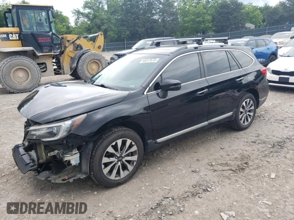 2018 Subaru Outback Touring with VIN 4S4BSATC6J3286785, listed as a Copart auction lot 58317675 with 107,020 mi miles and Salvage title. Bid and sale history available at DreamBid. Image 1.