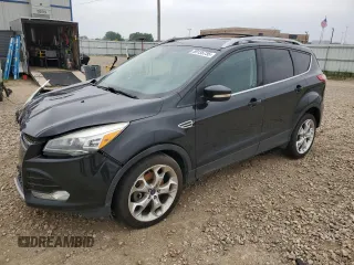 2013 Ford Escape Titanium with VIN 1FMCU9J94DUB96571, listed as a Copart auction lot 59135735 with 146,461 mi miles and Salvage title. Bid and sale history available at DreamBid. Image 1.