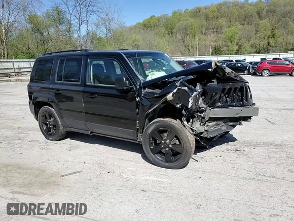 2014 Jeep Patriot Altitude with VIN 1C4NJPBA1ED674353, listed as a Copart auction lot 54833005 with 83,183 mi miles and Salvage title. Bid and sale history available at DreamBid. Image 15.