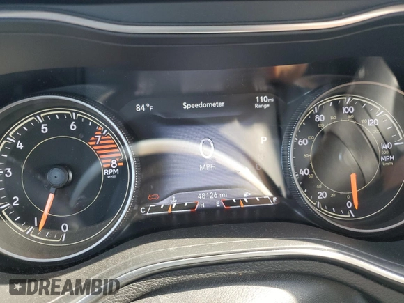 2020 Jeep Cherokee Limited with VIN 1C4PJMDX1LD589101, listed as a Copart auction lot 61847385 with 48,126 mi miles and Salvage title. Bid and sale history available at DreamBid. Image 9.