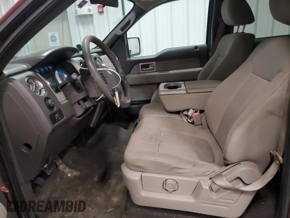 2010 Ford F-150 XL with VIN 1FTFW1E89AFB63855, listed as a Copart auction lot 52537905 with 205,761 mi miles and Clean title. Bid and sale history available at DreamBid. Image 7.