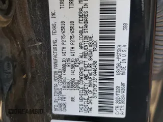 2015 Toyota Tundra 4WD Truck SR5 with VIN 5TFDY5F13FX446490, listed as a Copart auction lot 68659304 with 287,073 mi miles and Salvage Title. Bid and sale history available at carsss.com. Image 13.
