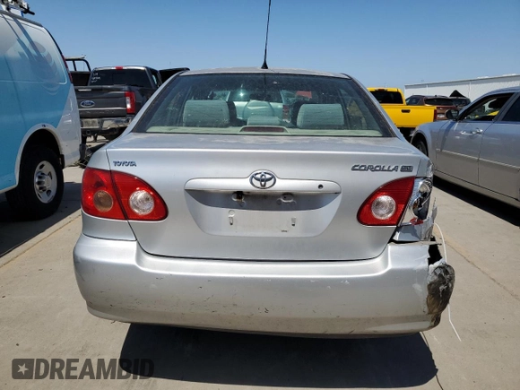 2007 Toyota Corolla CE with VIN JTDBR32E470116949, listed as a Copart auction lot 55260735 with 132,401 mi miles and Salvage Title. Bid and sale history available at DreamBid. Image 6.