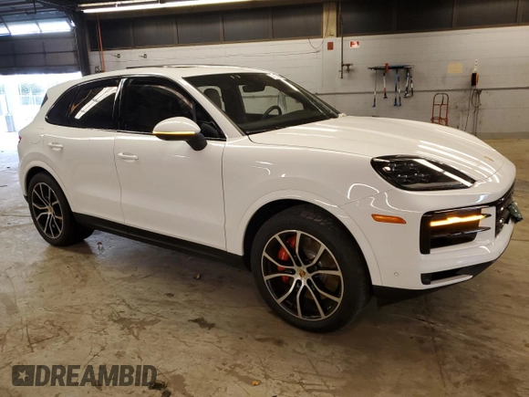 2024 Porsche Cayenne S with VIN WP1AL2AY1RDA32214, listed as a Copart auction lot 77782634 with Not provided miles and Salvage title. Bid and sale history available at DreamBid. Image 4.