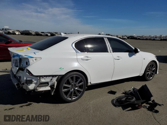 2014 Lexus GS 350 with VIN JTHBE1BL9E5043283, listed as a Copart auction lot 74782154 with 84,605 mi miles and Salvage Title. Bid and sale history available at carsss.com. Image 3.