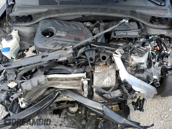 2017 Hyundai Santa Fe Ultimate z VIN 5XYZW4LA8HG491652, wystawiony jako Copart lot #56907985 z przebiegiem Nie podano mil oraz Szkoda całkowita • Salvage title. Historia ofert i sprzedaży dostępna na DreamBid. Obrazek 12.