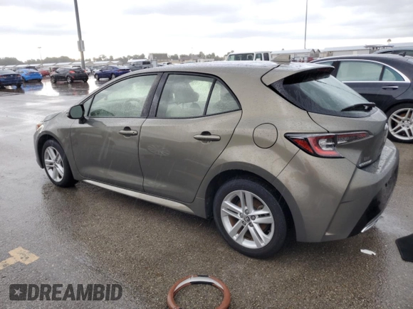 2019 Toyota Corolla Hatchback SE with VIN JTNK4RBE8K3054895, listed as a Copart auction lot 73881724 with 52,557 mi miles and Non Repairable. Bid and sale history available at carsss.com. Image 2.