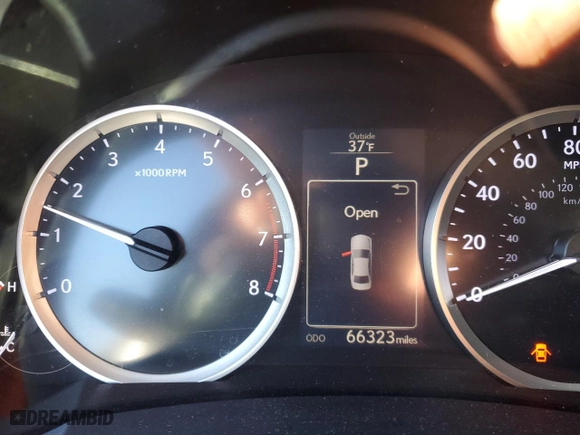 2015 Lexus IS 250 with VIN JTHBF1D23F5076976, listed as a Copart auction lot 42803255 with 66323 miles and Salvage Title. Bid and sale history available at carsss.com. Image 9.