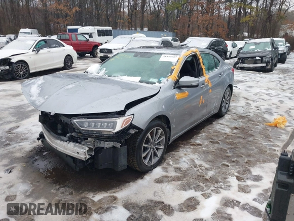 2019 Acura TLX with VIN 19UUB1F38KA009420, listed as a IAAI auction lot 41459987 with 102,336 mi miles. Bid and sale history available at carsss.com. Image 17.