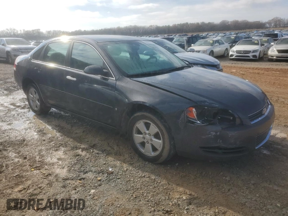 2008 Chevrolet Impala LT with VIN 2G1WT58K389257071, listed as a Copart auction lot 85918114 with 202,660 mi miles and Salvage Title. Bid and sale history available at DreamBid. Image 4.