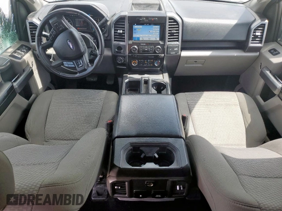 2017 Ford F-150 XL with VIN 1FTEW1C80HFB77877, listed as a Copart auction lot 61271855 with 189,185 mi miles and Salvage title. Bid and sale history available at DreamBid. Image 8.