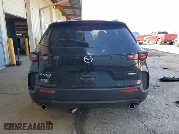 2024 Mazda CX-50 S Select with VIN 7MMVABAM8RN196074, listed as a Copart auction lot 50386815 with 7,836 mi miles and Salvage Title. Bid and sale history available at DreamBid. Image 6.