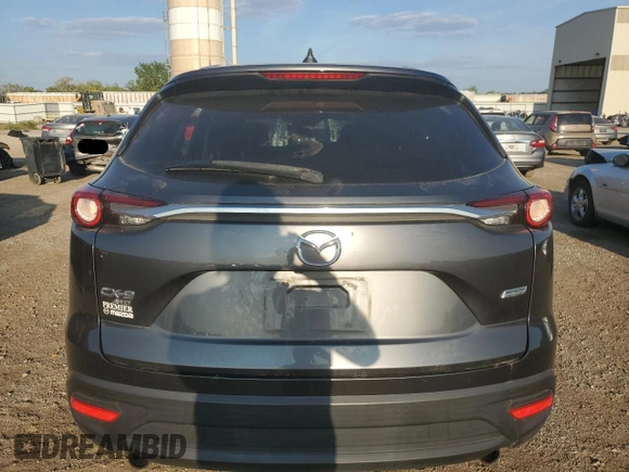 2016 Mazda CX-9 Sport with VIN JM3TCBBY3G0110383, listed as a Copart auction lot 67926503 with 0 mi miles. Bid and sale history available at carsss.com. Image 6.