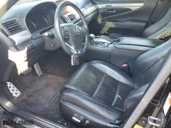 2016 Lexus LS 460 with VIN JTHBL5EFXG5139185, listed as a Copart auction lot 84024974 with NaN miles and Salvage Title. Bid and sale history available at carsss.com. Image 7.
